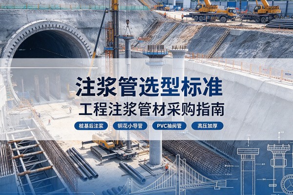 城中注浆管选型标准